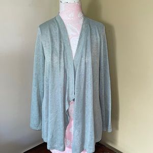 Joan Rivers Open Front Drape Cardigan